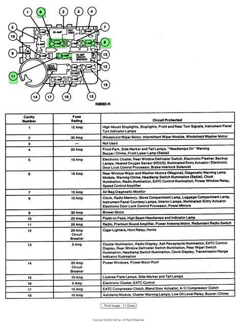 1995 ford taurus radio wiring diagram 